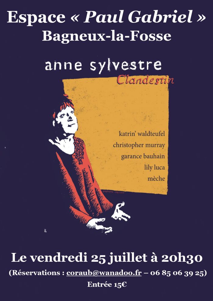 Anne Sylvestre Clandestin.jpg Espace Paul Gabriel