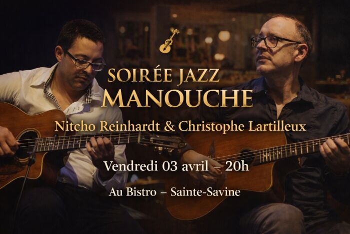 Dîner Concert Jazz Manouche au Bistro_Sainte-Savine Au Bistro